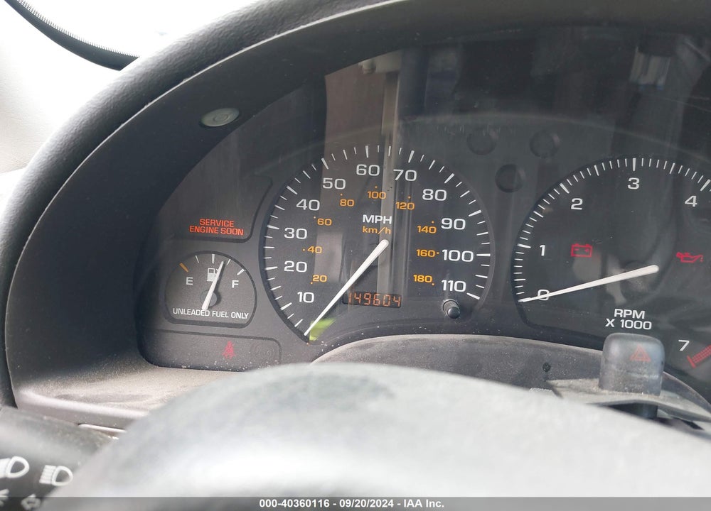 1999 SATURN SL VIN: 1G8ZF5284XZ163322