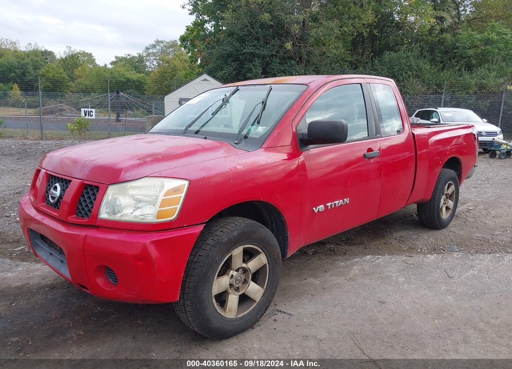 2005 NISSAN TITAN XE VIN: 1N6AA06A65N541076