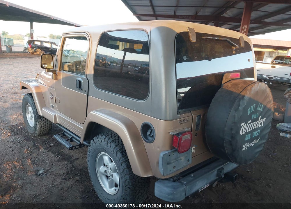 1999 JEEP WRANGLER SAHARA VIN: 1J4FY49SXXP430659