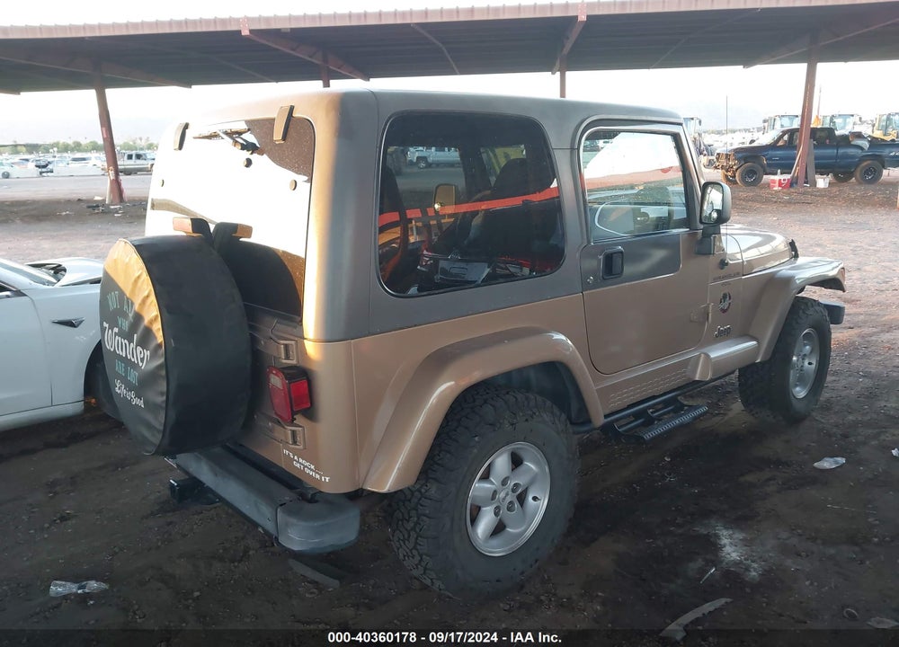 1999 JEEP WRANGLER SAHARA VIN: 1J4FY49SXXP430659