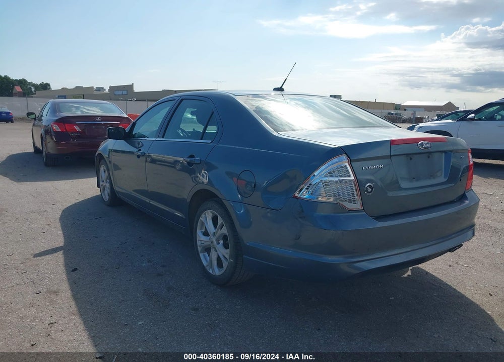2012 FORD FUSION SE VIN: 3FAHP0HA4CR131888