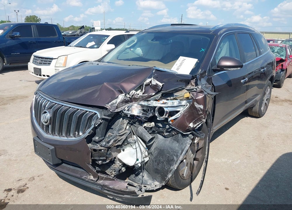 2016 BUICK ENCLAVE LEATHER VIN: 5GAKRBKD5GJ316753