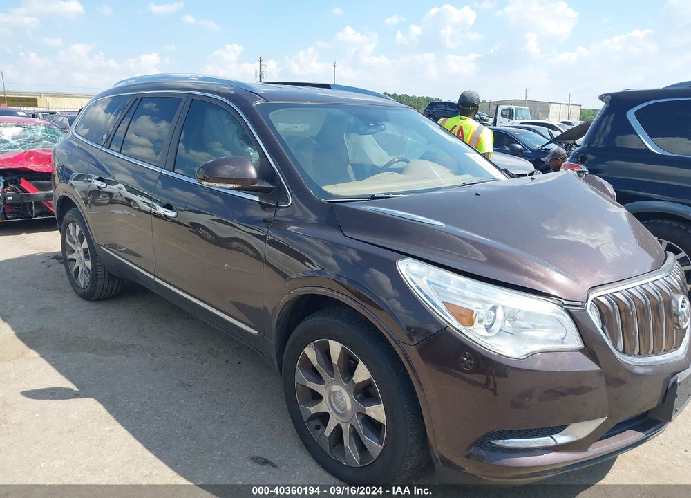 2016 BUICK ENCLAVE LEATHER VIN: 5GAKRBKD5GJ316753