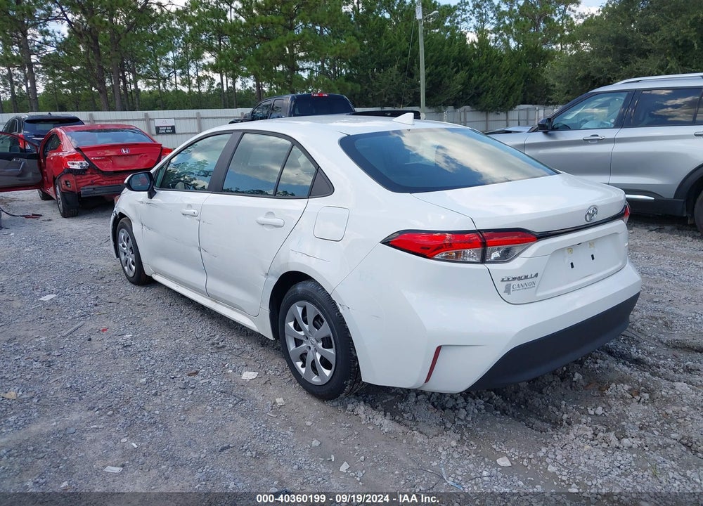 2024 TOYOTA COROLLA LE VIN: 5YFB4MDE1RP085105