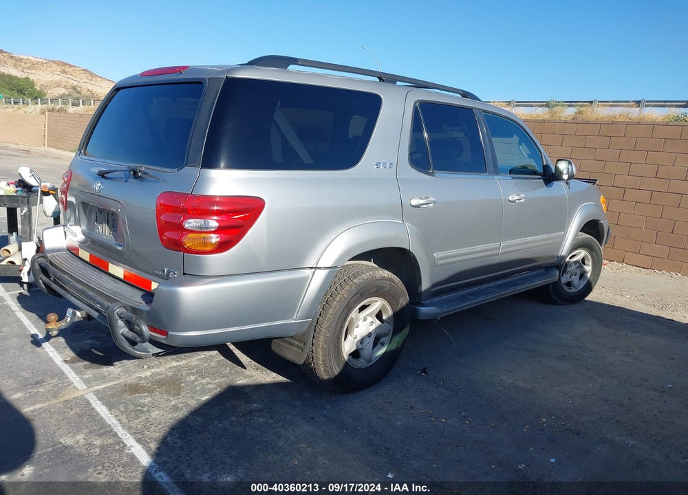 2001 TOYOTA SEQUOIA SR5 V8 VIN: 5TDZT34A01S006561