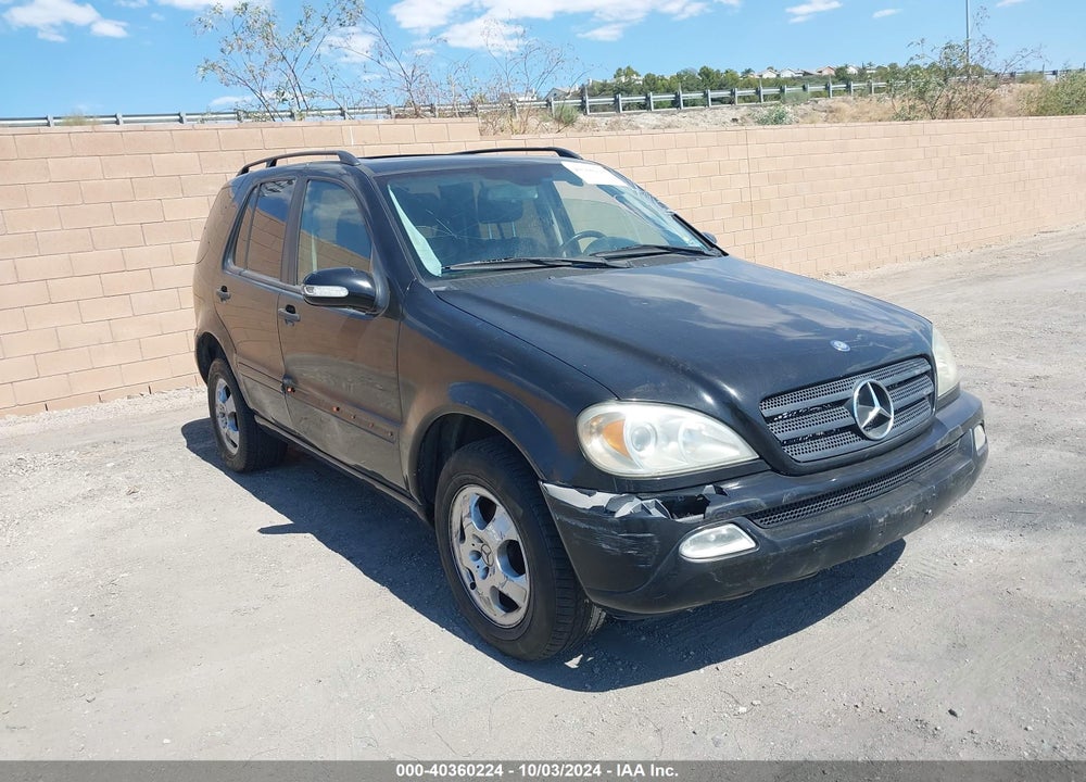 2004 MERCEDES-BENZ ML 350 4MATIC VIN: 4JGAB57E64A488329