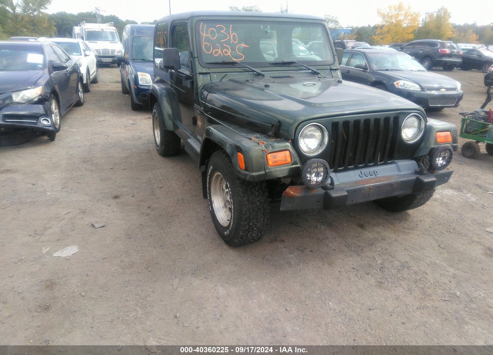 1998 JEEP WRANGLER SAHARA VIN: 1J4FY49S6WP794432