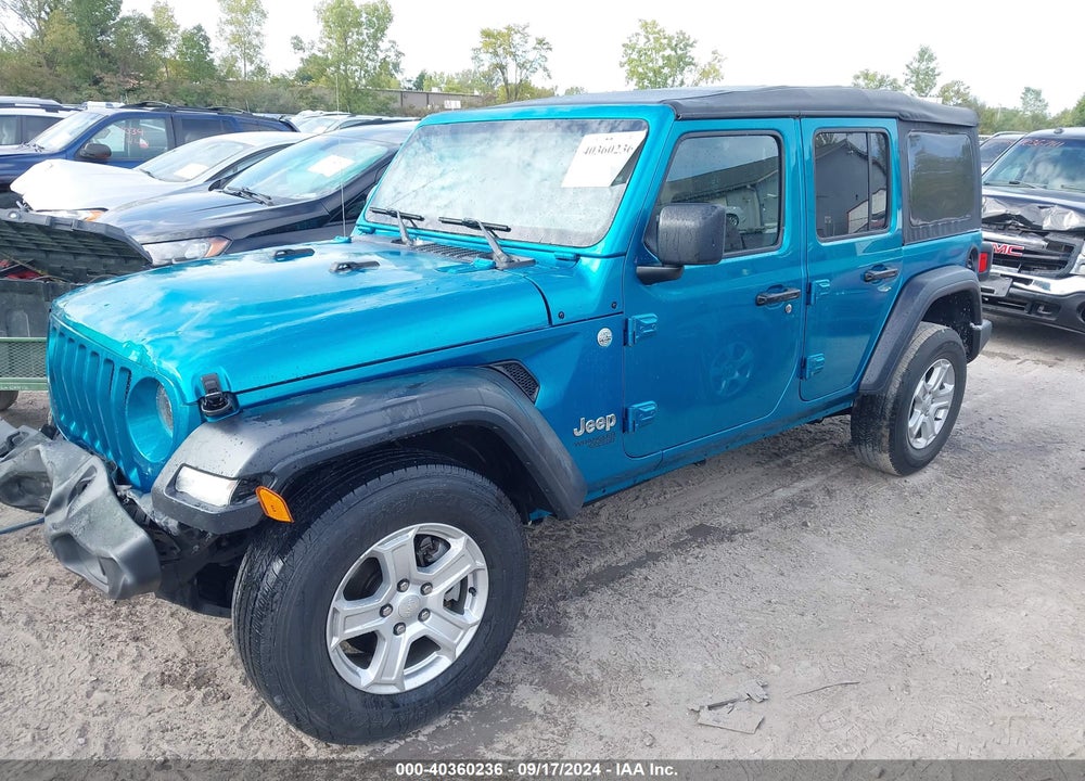 2020 JEEP WRANGLER UNLIMITED SPORT S 4X4 VIN: 1C4HJXDNXLW222187