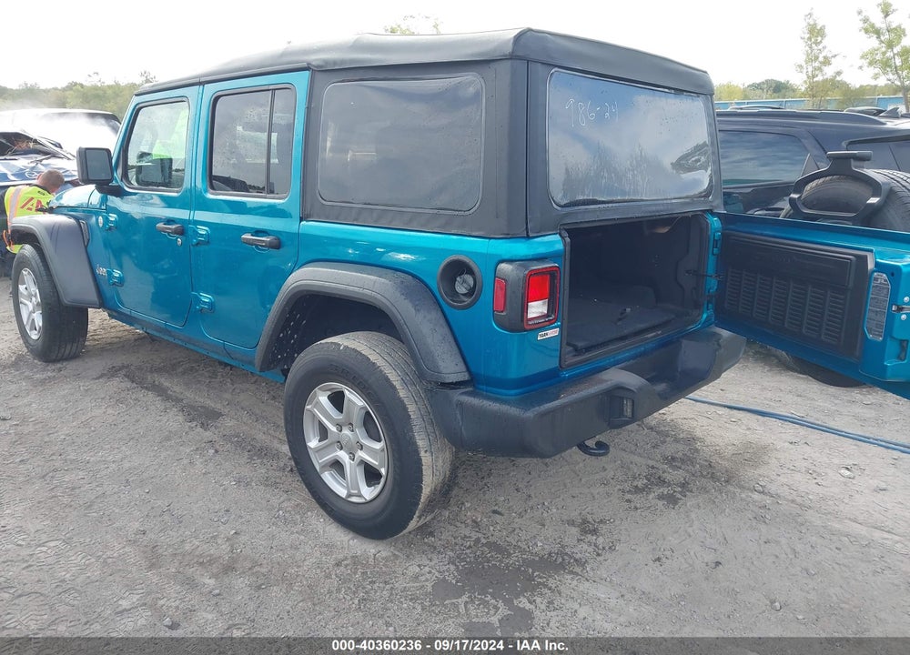 2020 JEEP WRANGLER UNLIMITED SPORT S 4X4 VIN: 1C4HJXDNXLW222187