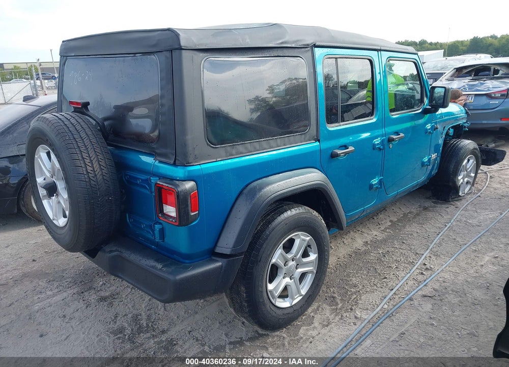 2020 JEEP WRANGLER UNLIMITED SPORT S 4X4 VIN: 1C4HJXDNXLW222187