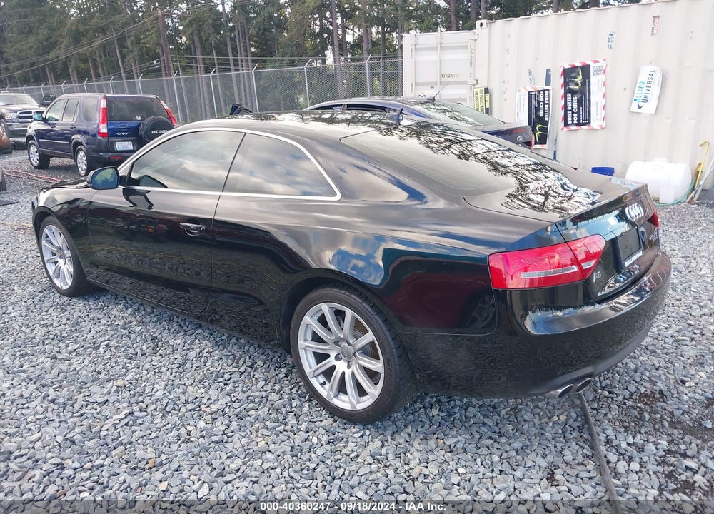 2012 AUDI A5 2.0T PREMIUM VIN: WAULFAFR0CA004553