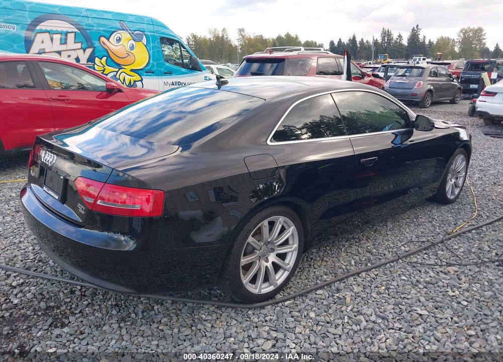 2012 AUDI A5 2.0T PREMIUM VIN: WAULFAFR0CA004553
