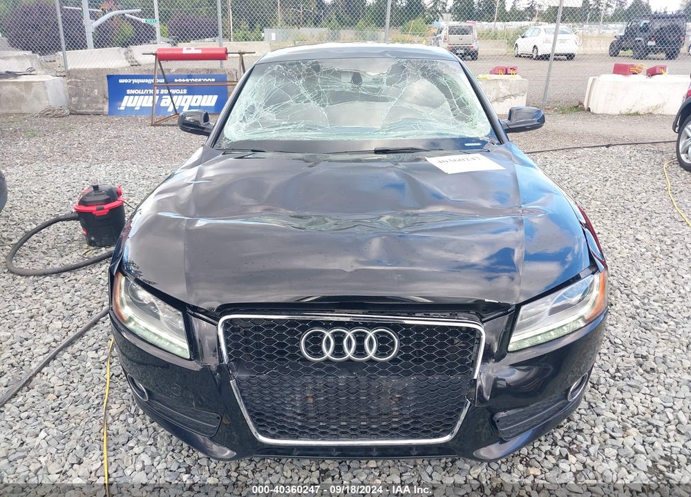 2012 AUDI A5 2.0T PREMIUM VIN: WAULFAFR0CA004553