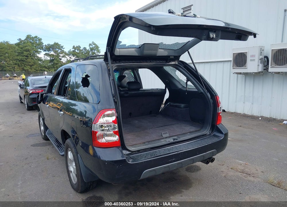 2003 ACURA MDX VIN: 2HNYD18203H536539