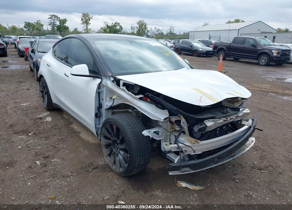 2022 TESLA MODEL Y PERFORMANCE DUAL MOTOR ALL-WHEEL DRIVE VIN: 7SAYGDEF3NF545785