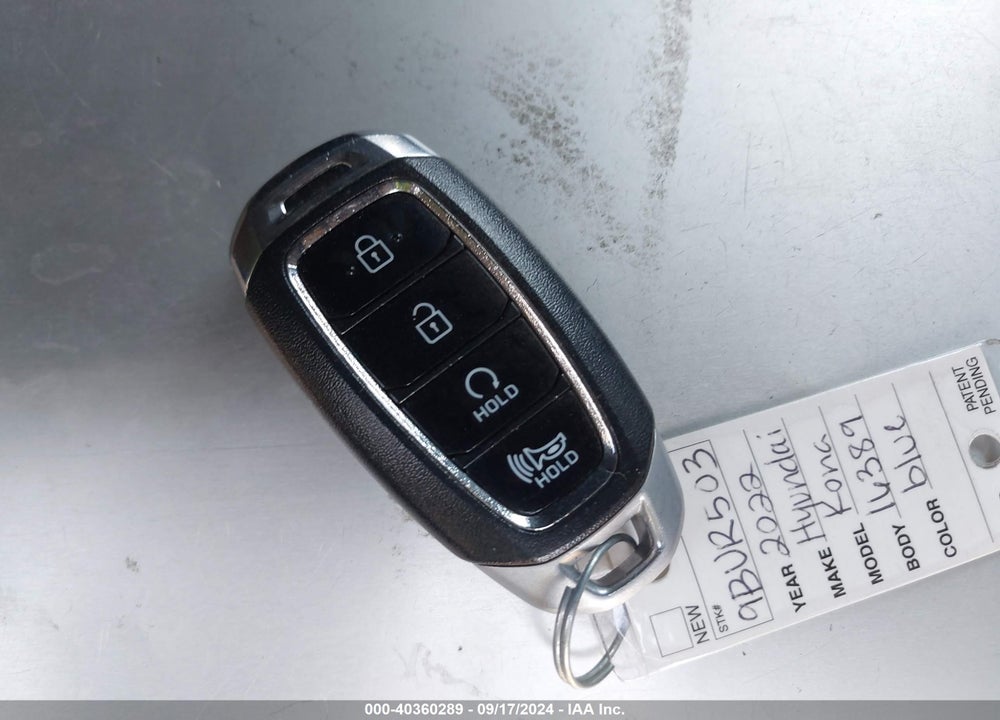 2022 HYUNDAI KONA LIMITED VIN: KM8K53A39NU923741