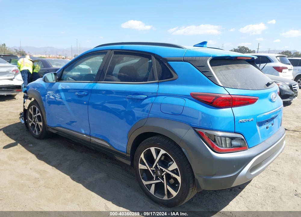 2022 HYUNDAI KONA LIMITED VIN: KM8K53A39NU923741