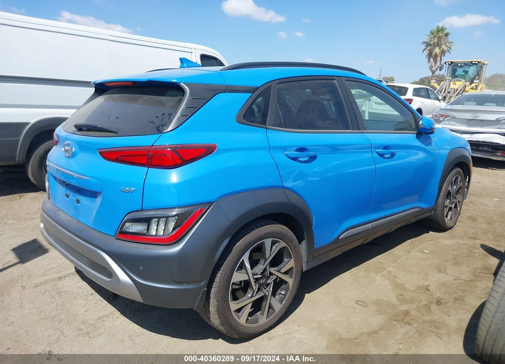 2022 HYUNDAI KONA LIMITED VIN: KM8K53A39NU923741