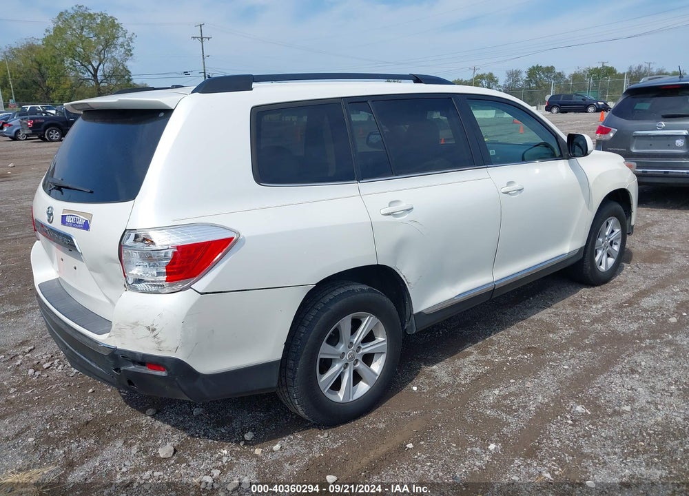 2012 TOYOTA HIGHLANDER VIN: 5TDZA3EHXCS028877