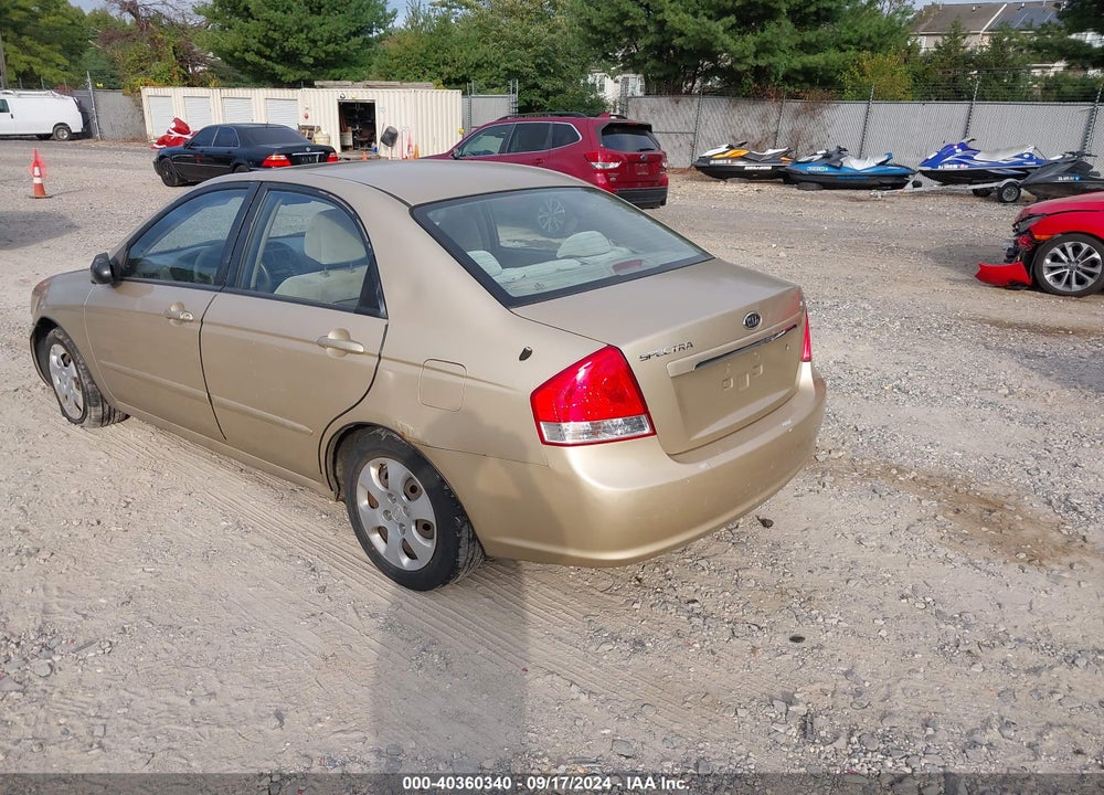 2009 KIA SPECTRA EX VIN: KNAFE222X95653065