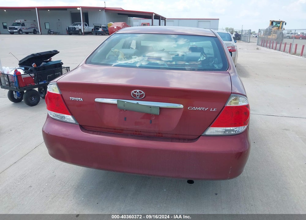2006 TOYOTA CAMRY LE VIN: 4T1BE32K56U133327