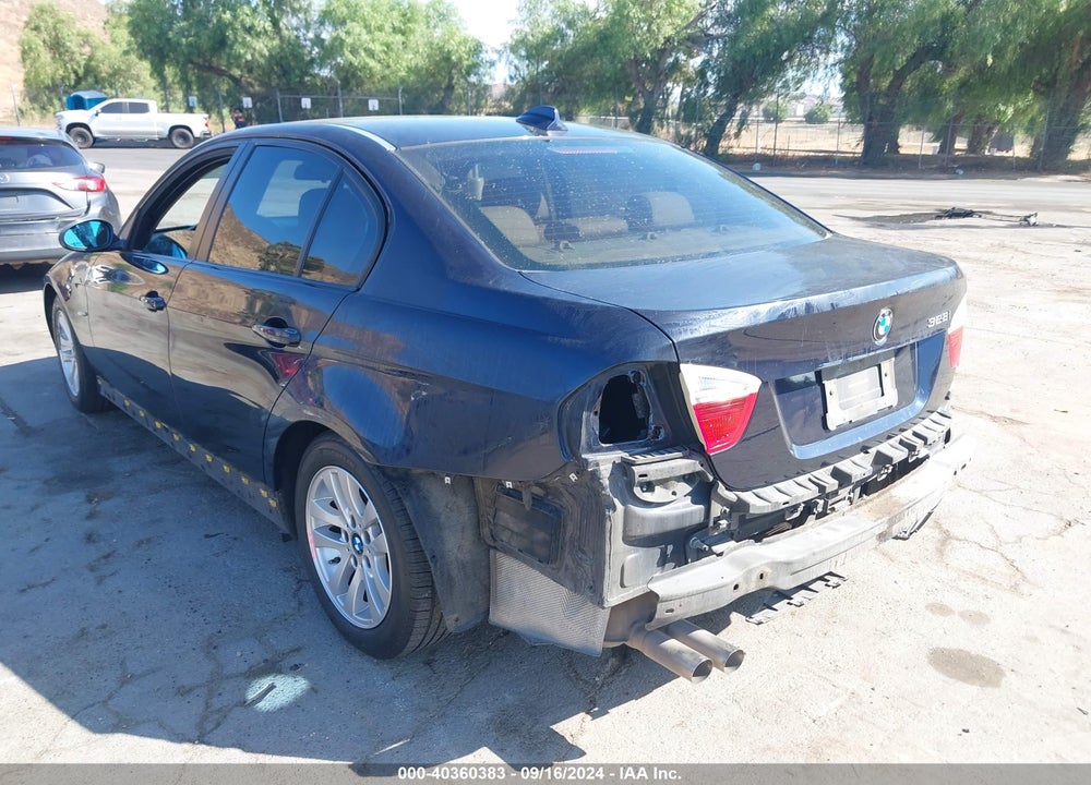 2007 BMW 328I VIN: WBAVA37507NL16529