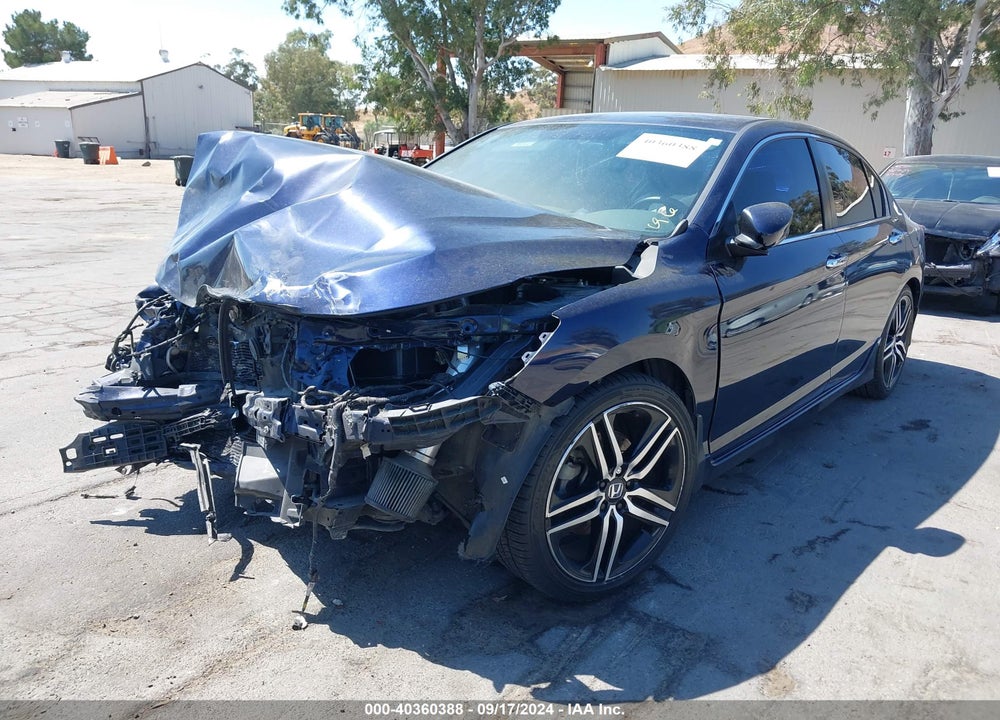 2017 HONDA ACCORD SPORT VIN: 1HGCR2F57HA055649