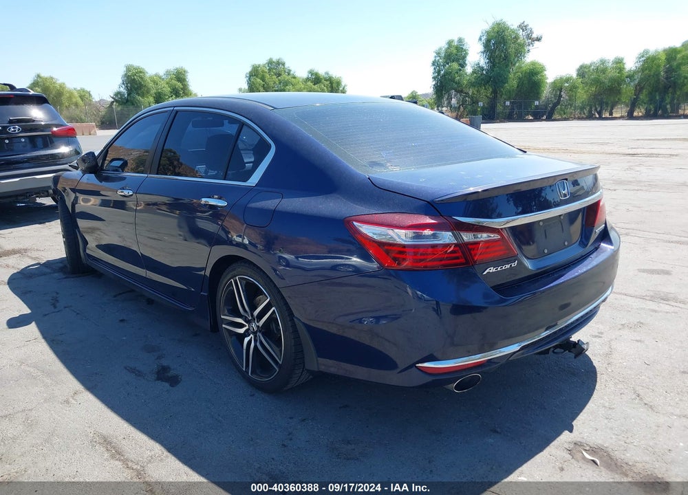 2017 HONDA ACCORD SPORT VIN: 1HGCR2F57HA055649