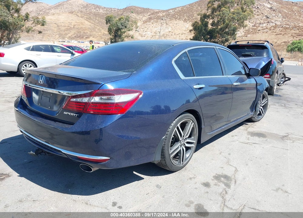2017 HONDA ACCORD SPORT VIN: 1HGCR2F57HA055649