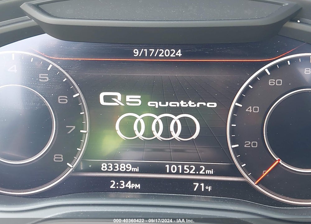 2018 AUDI Q5 2.0T PREMIUM/2.0T TECH PREMIUM VIN: WA1BNAFY1J2134349