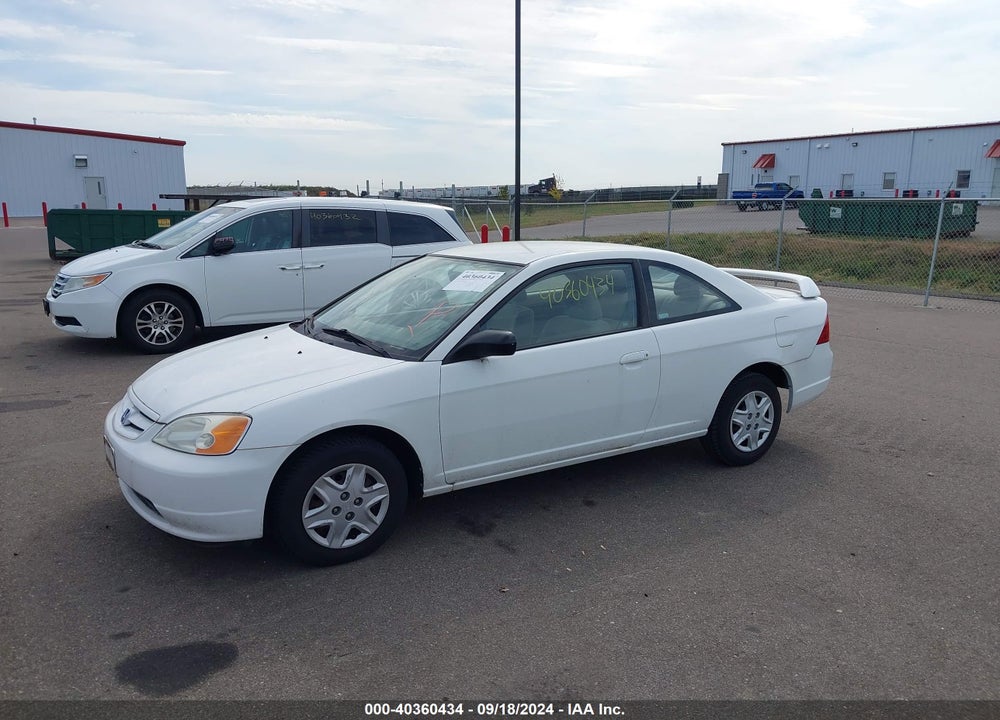 2003 HONDA CIVIC LX VIN: 1HGEM22583L076407