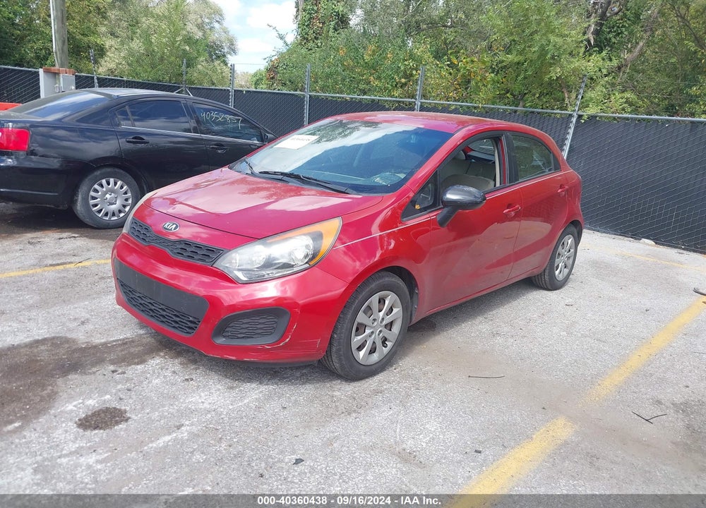 2013 KIA RIO LX VIN: KNADM5A34D6276046