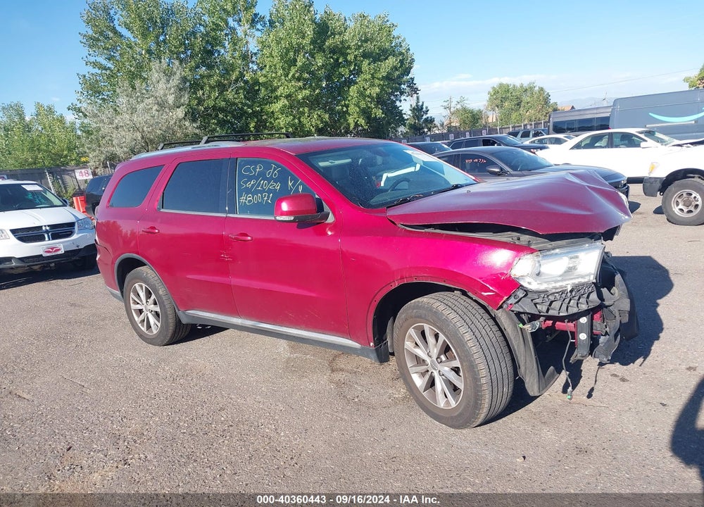 2014 DODGE DURANGO LIMITED VIN: 1C4RDJDG3EC354495
