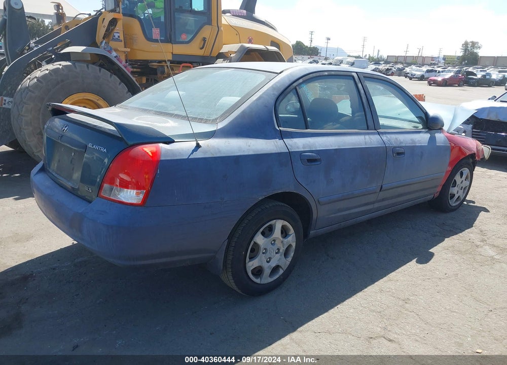 2003 HYUNDAI ELANTRA GLS/GT VIN: KMHDN45D53U497495