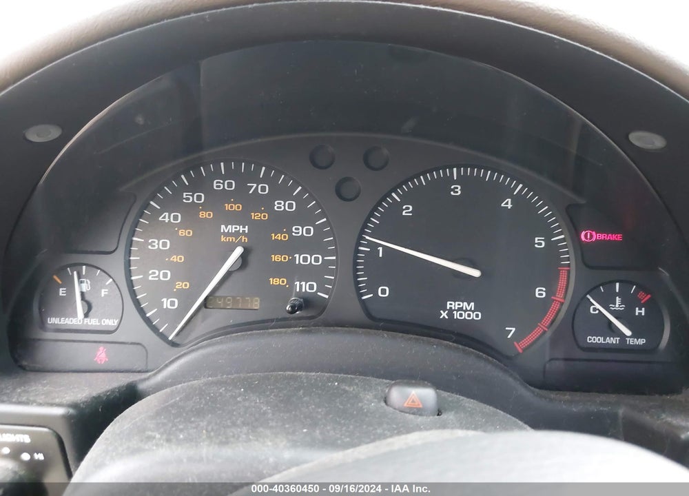1998 SATURN SL1 VIN: 1G8ZG5287WZ270053