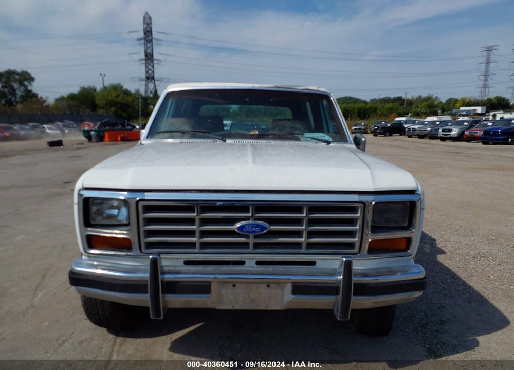 1985 FORD BRONCO U100 VIN: 1FMEU15H7FLA25950