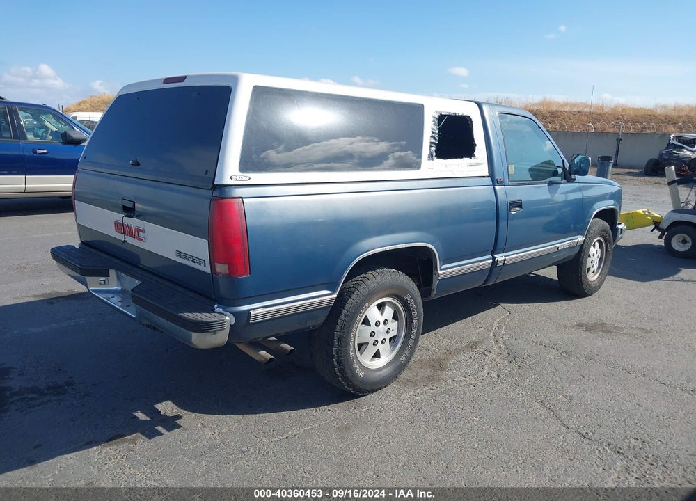 1990 GMC SIERRA K1500 VIN: 1GTDK14K7LZ521701
