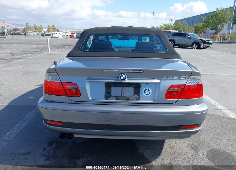 2006 BMW 325CI VIN: WBABW33406PX87987