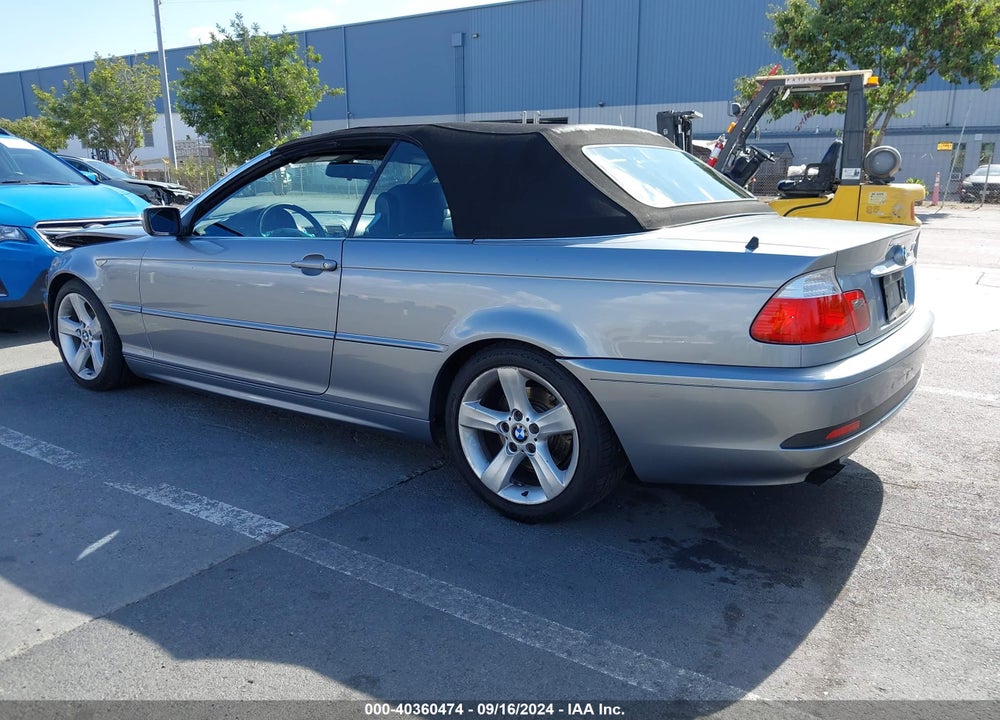 2006 BMW 325CI VIN: WBABW33406PX87987