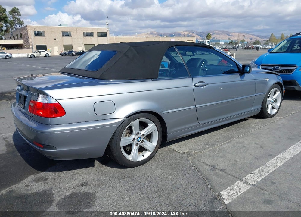 2006 BMW 325CI VIN: WBABW33406PX87987