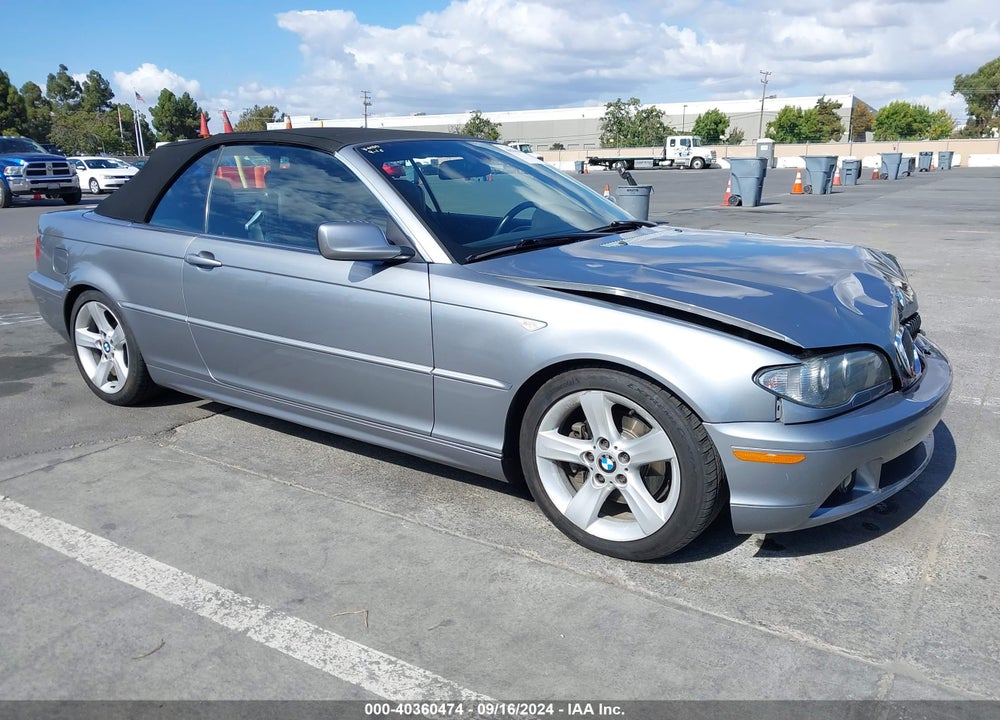 2006 BMW 325CI VIN: WBABW33406PX87987