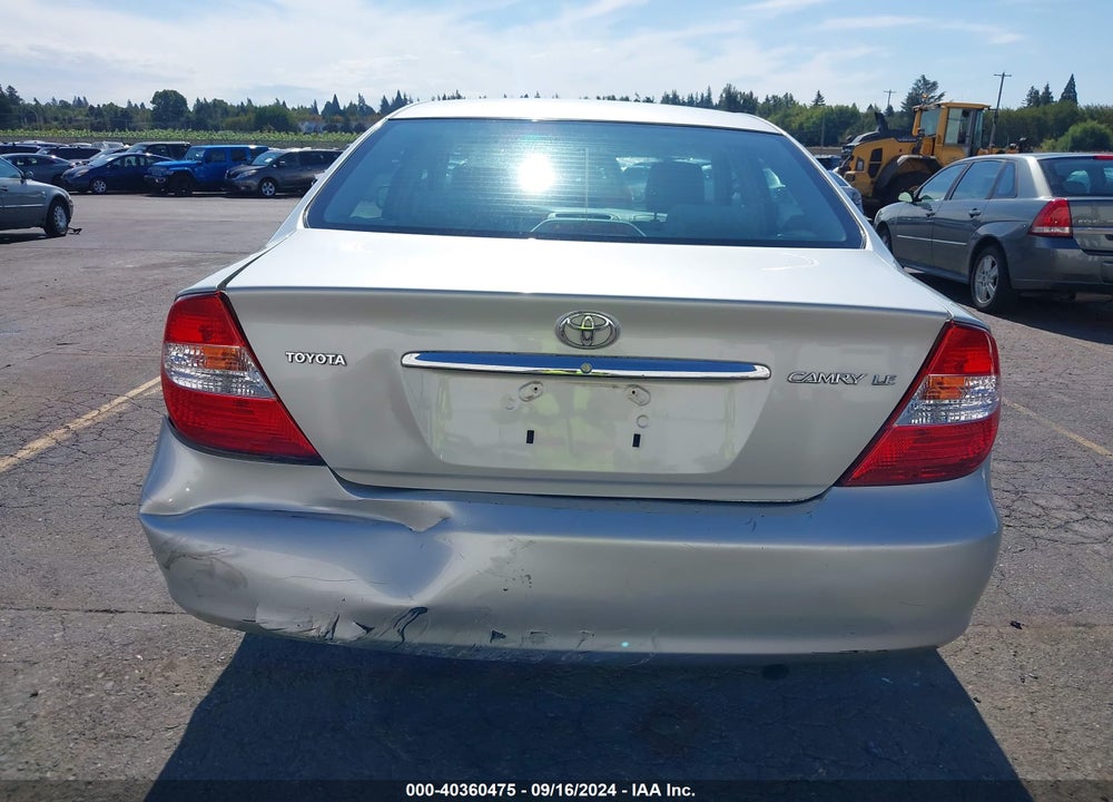 2003 TOYOTA CAMRY LE VIN: 4T1BE30K93U131806