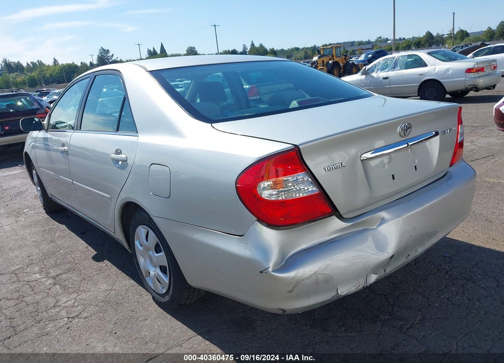 2003 TOYOTA CAMRY LE VIN: 4T1BE30K93U131806