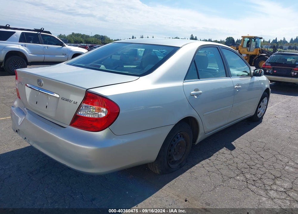 2003 TOYOTA CAMRY LE VIN: 4T1BE30K93U131806