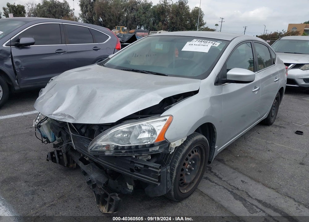 2015 NISSAN SENTRA S VIN: 3N1AB7AP1FY344974