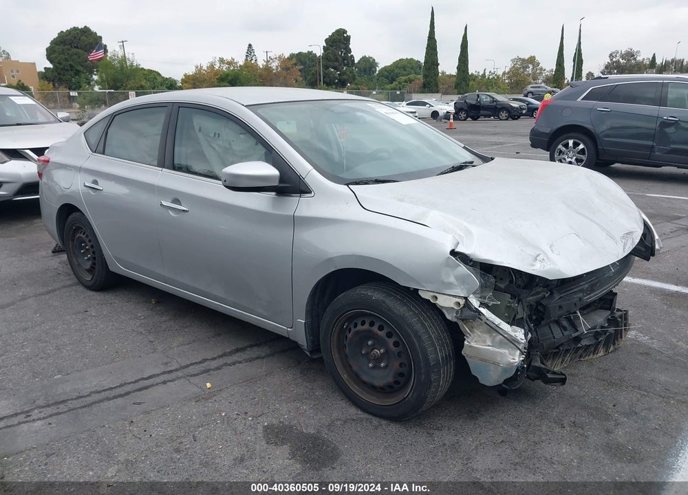 2015 NISSAN SENTRA S VIN: 3N1AB7AP1FY344974