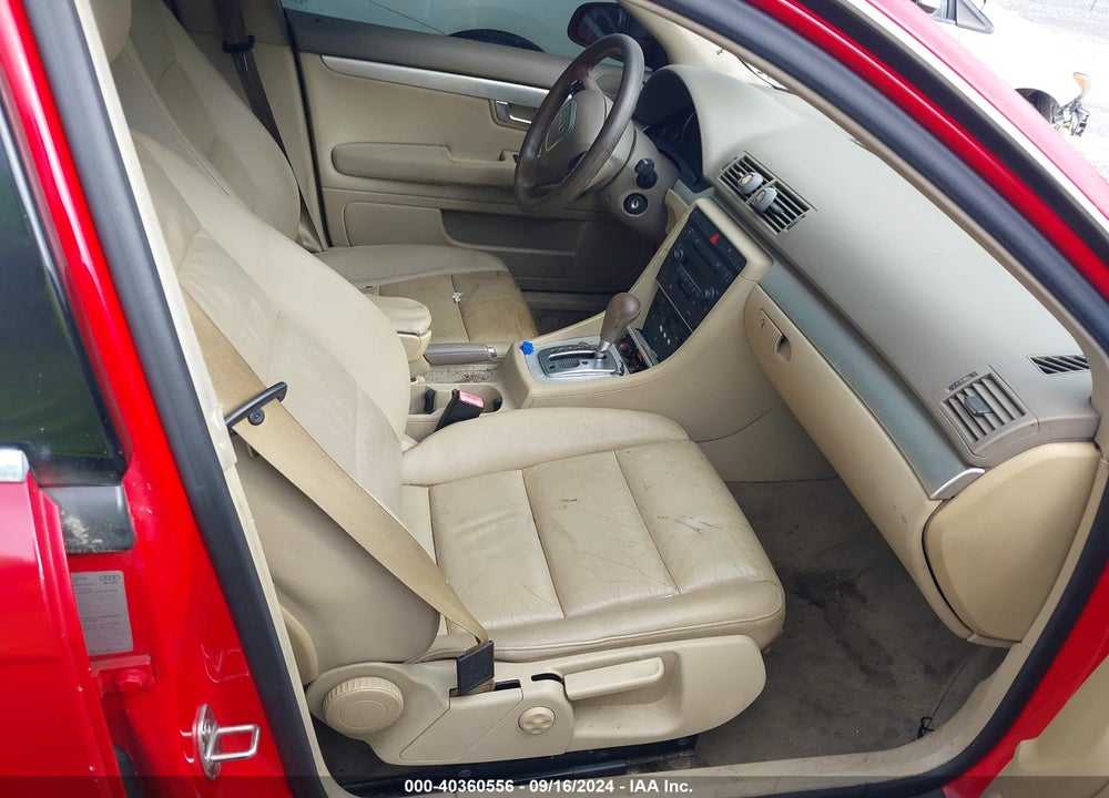 2006 AUDI A4 2.0T VIN: WAUAF78E76A282360