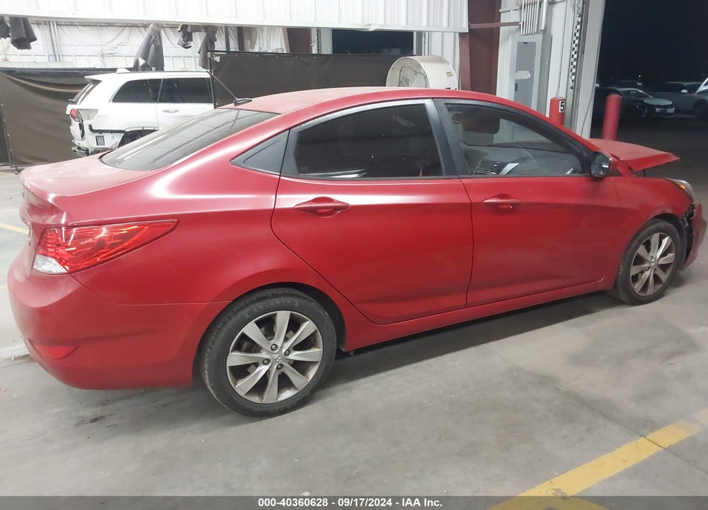 2013 HYUNDAI ACCENT GLS VIN: KMHCU4AE6DU446361