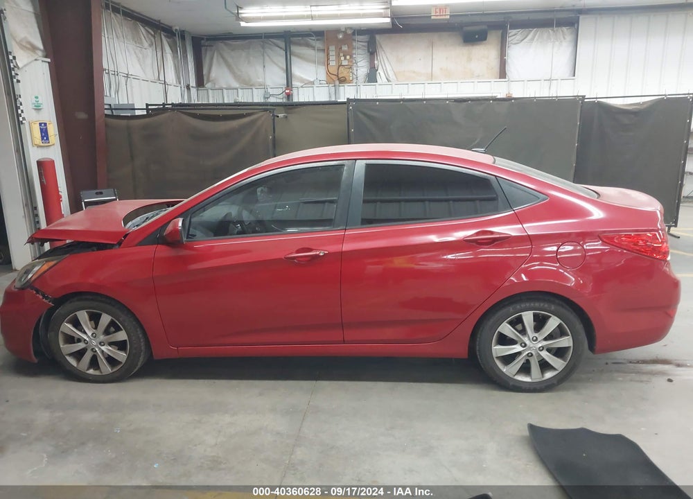 2013 HYUNDAI ACCENT GLS VIN: KMHCU4AE6DU446361