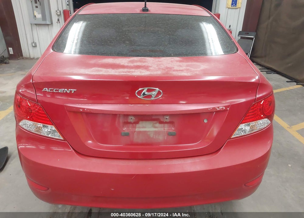 2013 HYUNDAI ACCENT GLS VIN: KMHCU4AE6DU446361